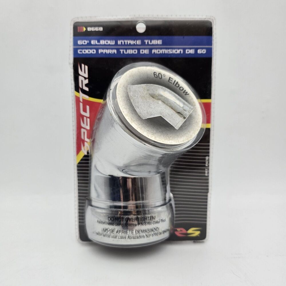 Spectre 8668 Cold Air Intake 60 Degree 3" Elbow Tube Air Pipe